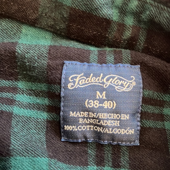 Slytherin Harry Potter Upcycled Flannel Shirt unisex Medium M - Picture 7 of 7